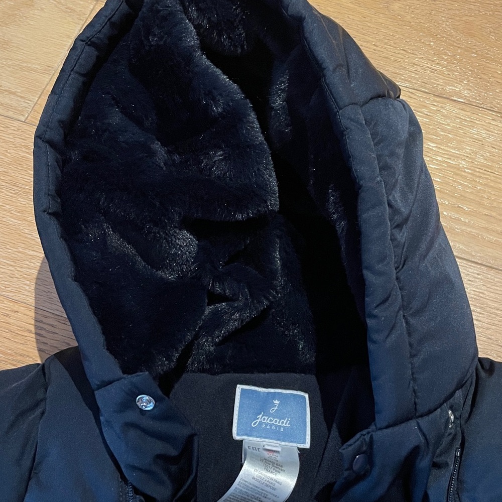 Jacadi Like New Navy Hooded Baby Snowsuit/Bunting - Picture 3 of 3
